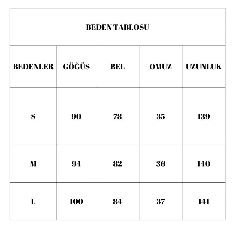 Sharenn Akışkan Formlu Modern Maxi Elbise